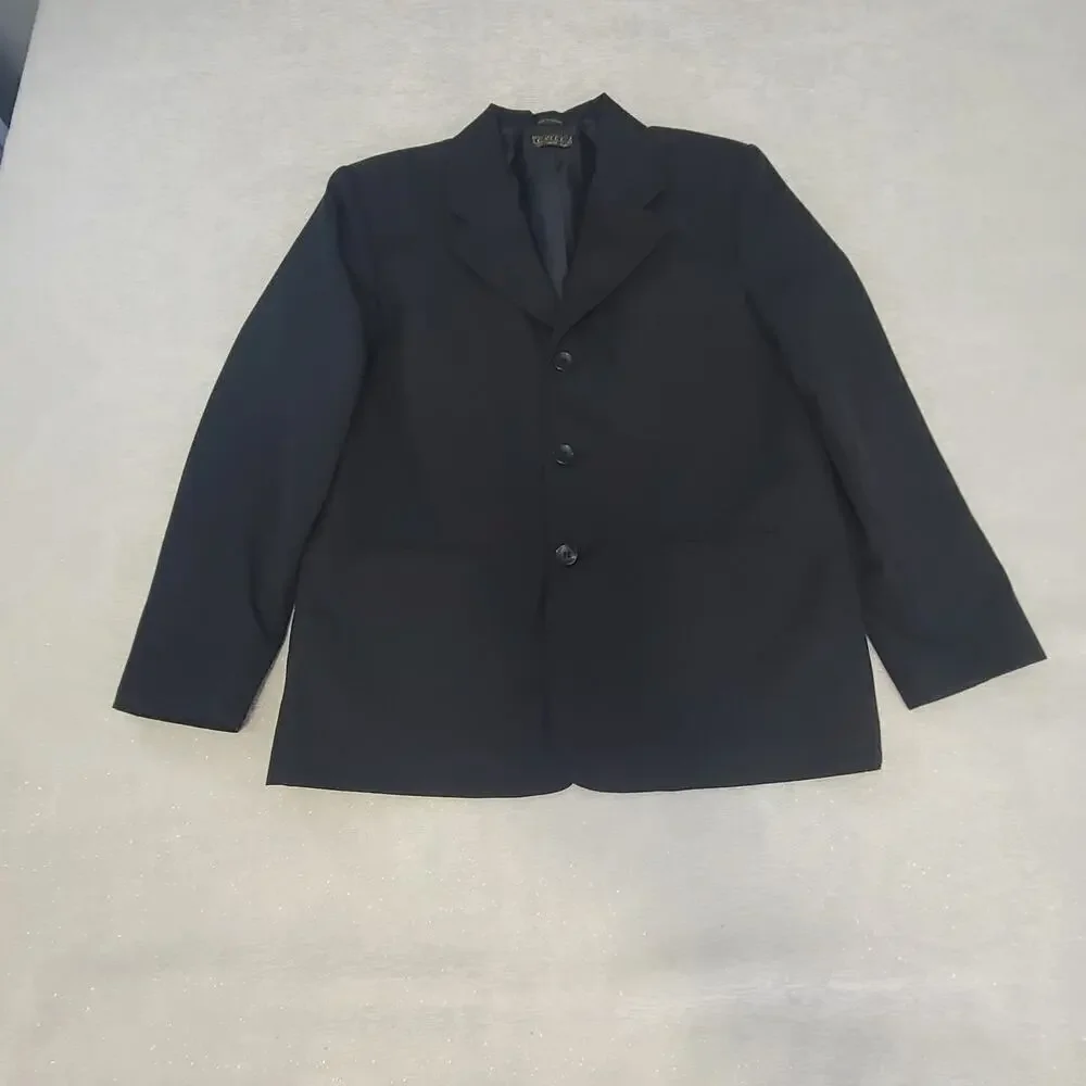 Cole by Sweet Kids boys Husky blazer black size 14H Formal Wedding Event Party